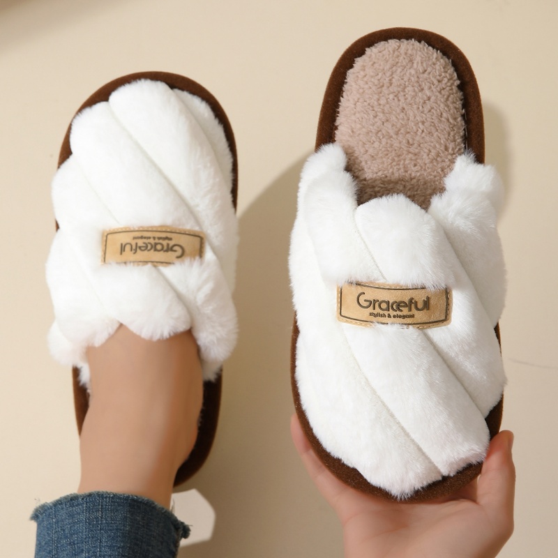 2026年冬用暖かいプラッシュ素材の女性用ソフトスリッパ、男 - Men'S Shoes To Women'S Size のレビューと価格