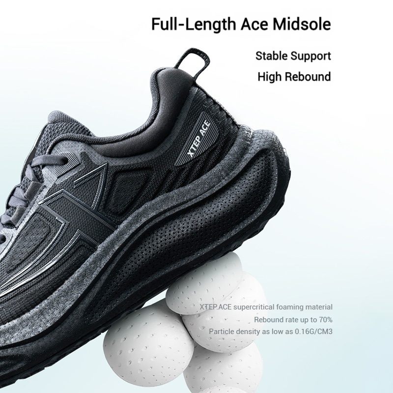 Xtep VOZMAX ランニングシューズ男性用冬通気性スポ - Men'S Xtep Shoes のレビューと価格