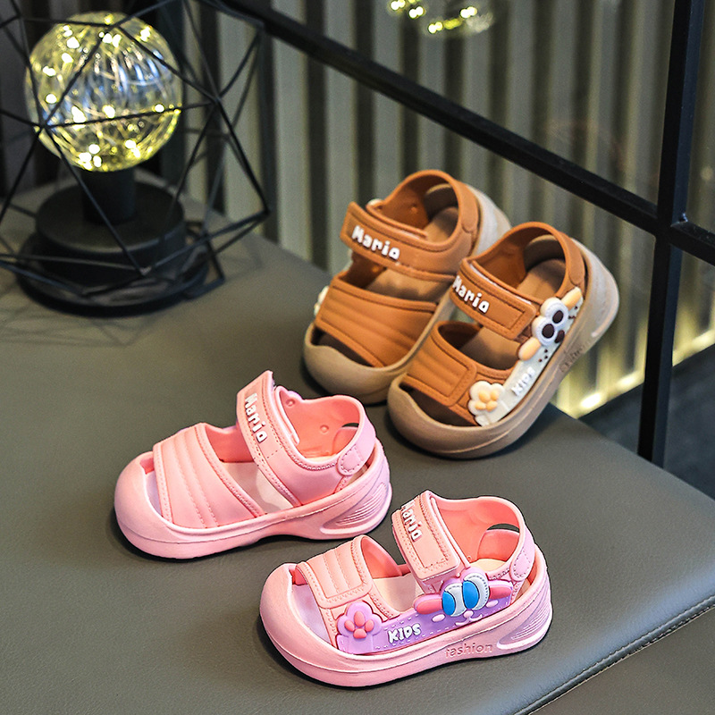 女の赤ちゃんサンダル 2026 新しいオールマッチ幼児ウォー - Men'S Shoes With Velcro のレビューと価格