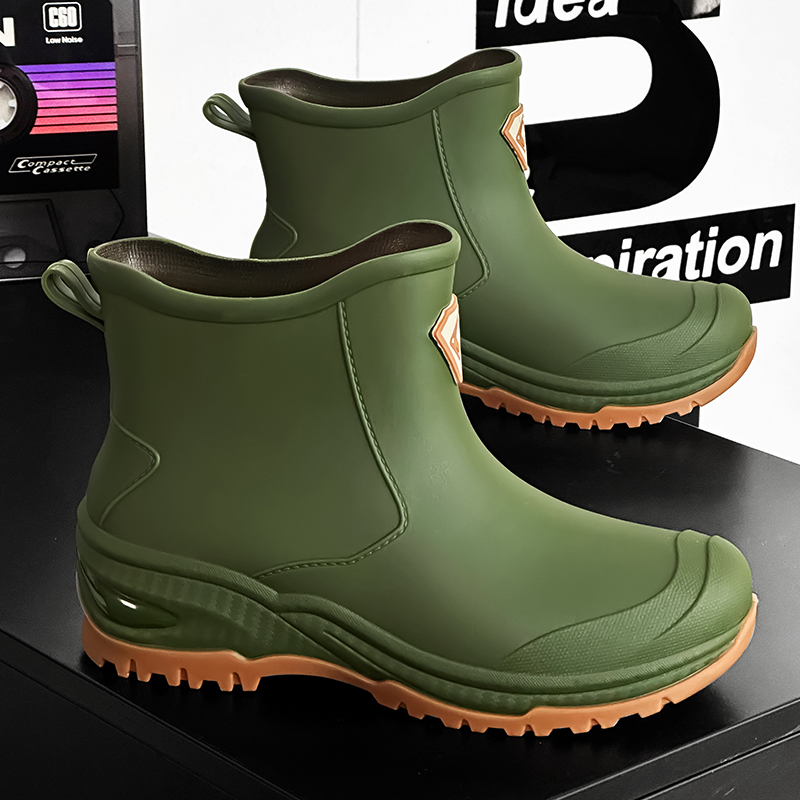 メンズレインブーツ アウトドア耐摩耗性 登山 釣り用 滑り止 - Men'S Shoes Water Resistant のレビューと価格