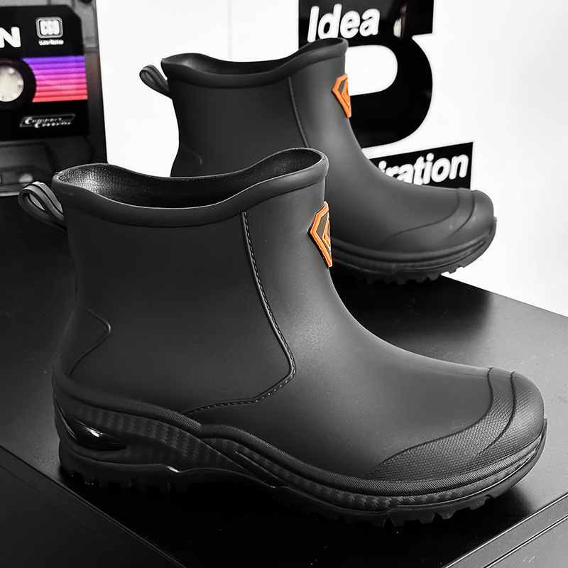 メンズレインブーツ アウトドア耐摩耗性 登山 釣り用 滑り止 - Men'S Shoes Water Resistant のレビューと価格