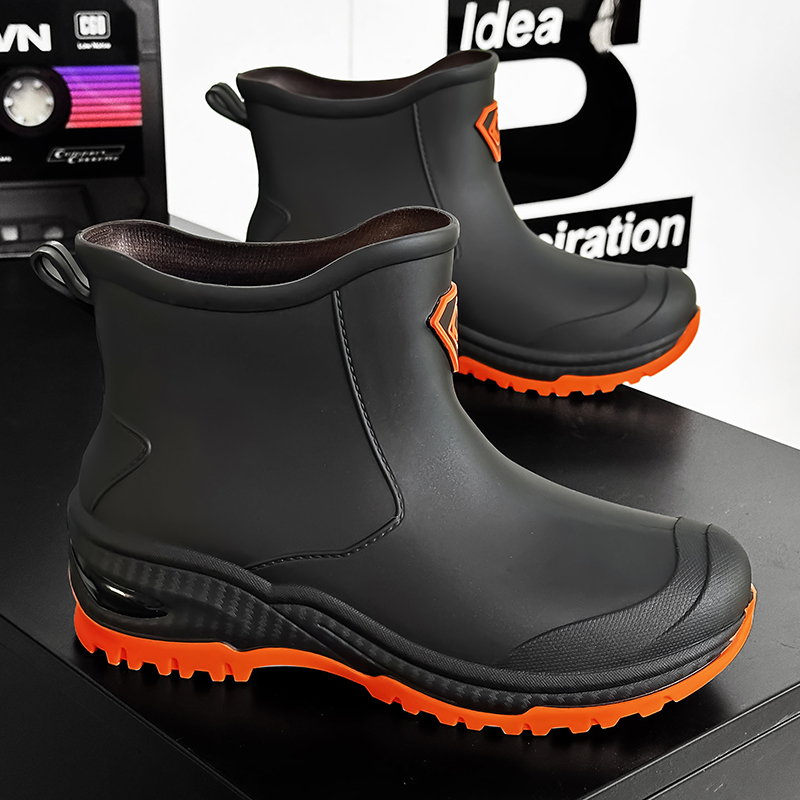 メンズレインブーツ アウトドア耐摩耗性 登山 釣り用 滑り止 - Men'S Shoes Water Resistant のレビューと価格
