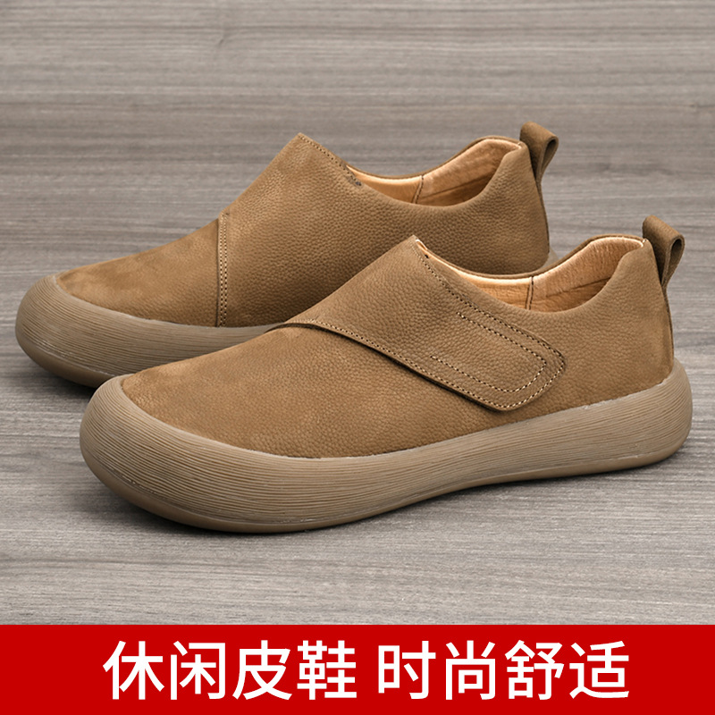 メンズ2026新作カジュアルローファー スリッポン ベルクロ - Men'S Shoes With Velcro のレビューと価格
