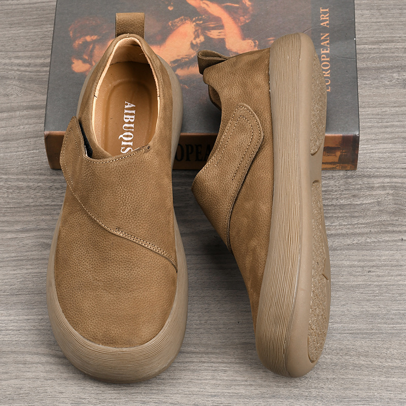 メンズ2026新作カジュアルローファー スリッポン ベルクロ - Men'S Shoes With Velcro のレビューと価格