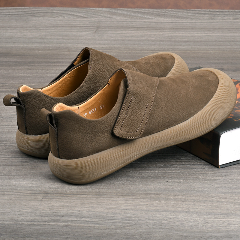 メンズ2026新作カジュアルローファー スリッポン ベルクロ - Men'S Shoes With Velcro のレビューと価格