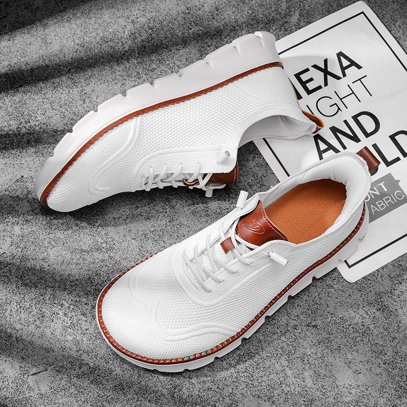 スタイリッシュなメンズワイドボックスシューズ、ベアフットシュ - Men'S Shoes Business Casual のレビューと価格