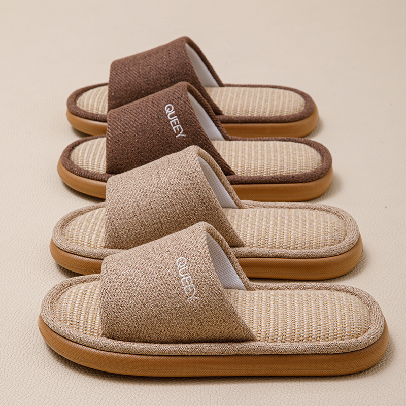 女性用室内スリッパ、滑り止め付きカップルサマースリッパ、男性 - Men'S Shoes To Women'S Size のレビューと価格