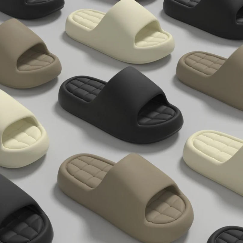 クラウドスリッパ レディース チェック柄 サマーサンダル ビ - Men'S Shoes To Women'S Size のレビューと価格
