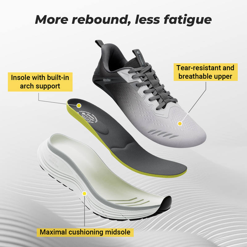 FitVille エクストラワイド メンズ スニーカー マッ - Men'S Shoes Wide Width のレビューと価格